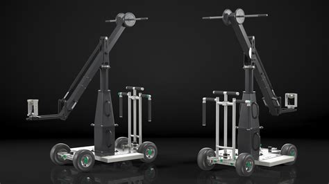 Dolly 4x4 with Mini Crane Rigged 3D | 3D Molier International