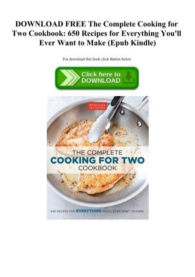 Image result for Cooking for Two Cookbook