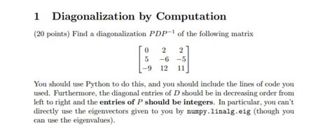 Image result for P Diagonalization