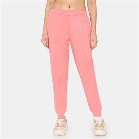 Buy Zivame Rosaline Zest Easy Movement Relaxed Pants - Conch Shell Online