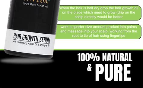 Buy Dr Vedic Hair Growth Serum With Redensyl, Argan, & Bhringraj For ...