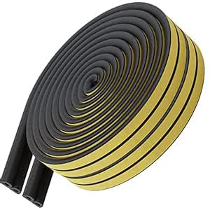 66 Feet Self Stick Foam Weather Stripping Door Window Seal Draft ...
