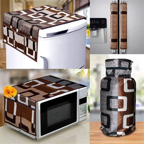 KANUSHI Industries® 1 Pc Fridge Covers/Refrigerator Cover + 1 Pc ...