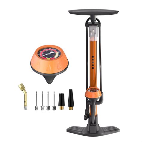 GOBKO Bike Pump Bicycle Floor Pump with Gauge,Bicycle Pumps with Presta ...
