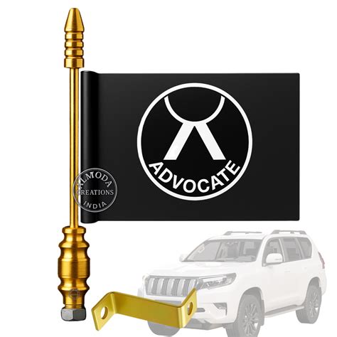 Advocate Car Dashboard Flag | Premium Rectangle Flag for Cars – Almoda ...