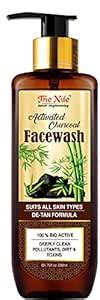 The Nile Activated Charcoal Facewash - with Activated Charcoal & Tea ...