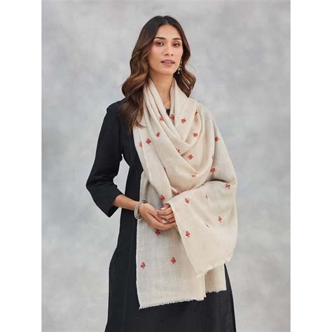 Buy Fabindia Natural Pashmina Stole Online