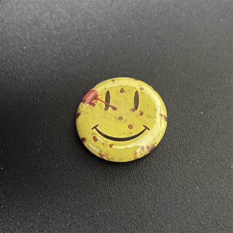 Watchmen Smiley Face Button
