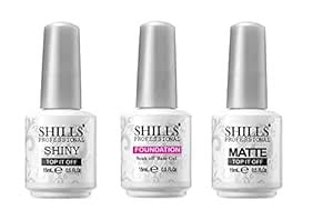 Buy SHILLS PROFESSIONAL Uv Led Soak Off Top Coat & Base Coat & Matte ...