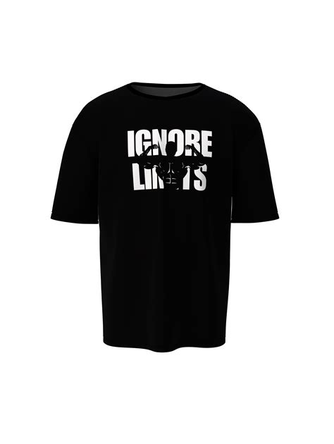 Ignore Limits Gym T-Shirt – Oversized Fit for Limitless Hustle – Hello ...