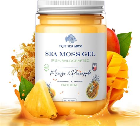 Amazon.com: TrueSeaMoss Wildcrafted Irish Sea Moss Gel –7 Flavors ...