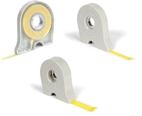 [Set of 3] Masking Tape with Dispensers 6mm & 10mm & 18mm by Tamiya ...