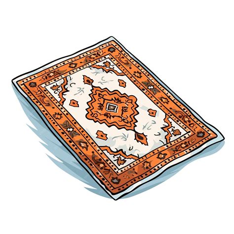 Premium Vector | Hand drawn rug cartoon vector illustration clipart ...