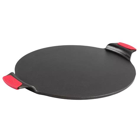 Lodge Cast Iron Pizza Pan with Silicone Handles, 15" | Sur La Table