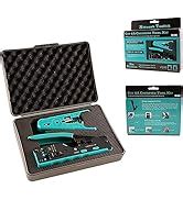 Buy XIKKART RJ45 Crimping Tool Kit, Passthrough Cat7 Cat6A Cat6 Cat5E ...