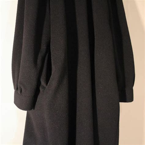 ミンクファーウールコート ＊ パフ袖 】 mink fur 70s 〜 80s chinchilla mix wool coat - チンチラ ...