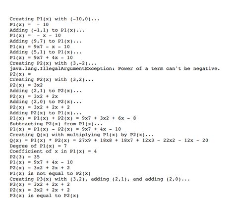 Image result for Polynomial Java