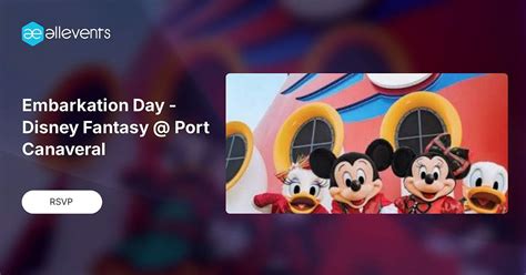 Embarkation Day - Disney Fantasy @ Port Canaveral, Disney Cruise Line ...