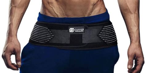 Copper Compression Sacroiliac SI Joint Belt. SI Lock Support & Hip ...