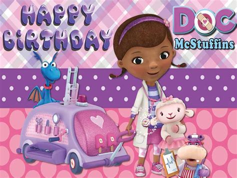 Doc Mcstuffins Backdrop Birthday Girl Party Supplies Photography ...