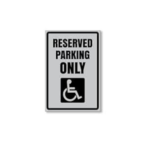 Zackzik Owner’s Parking Zone Sign Board, Clear Text Display for ...