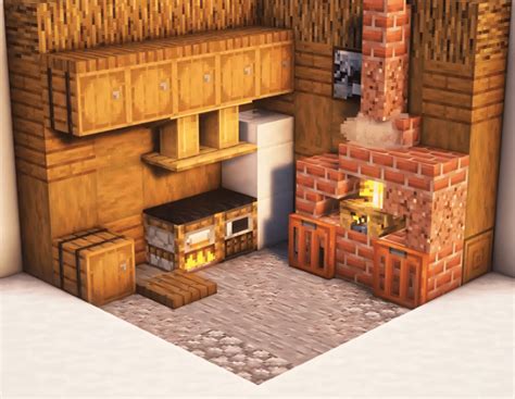 Image result for Rustic Kitchen Minecraft
