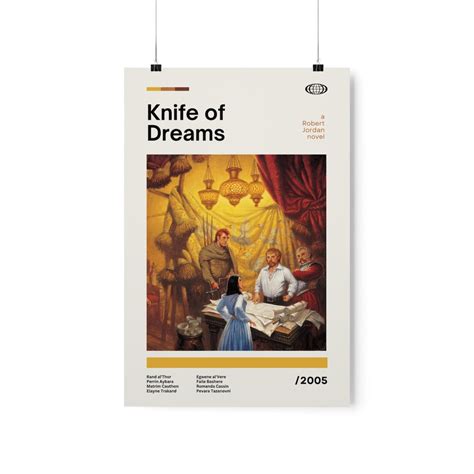 Wheel of Time Poster Knife of Dreams / Home Office Room Dorm Decor ...