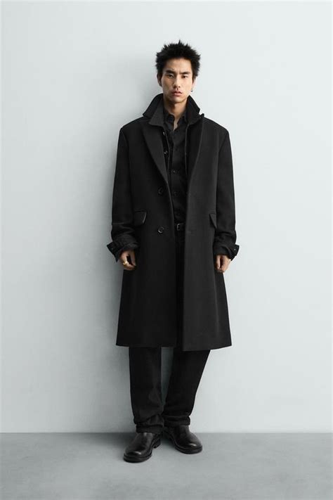 WOOL - CASHMERE LIMITED EDITION COAT - Black | ZARA India