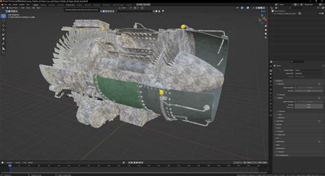Cutaway Turbofan Jet Engine 3D | 3D Molier International