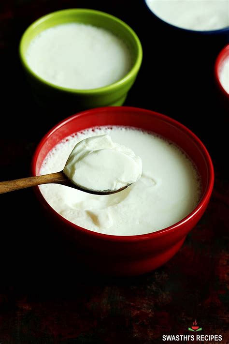 How to Make Curd (Dahi - Indian Yogurt) - Swasthi's Recipes | Recipe ...