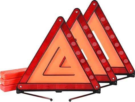 Amazon.com: weyleity Emergency Warning Triangles | 3 Pack Road ...