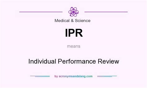 IPR - Individual Performance Review in Medical & Science by ...