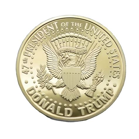 Fight for Freedom 47th President Trump Rally Coin - Gold Plated