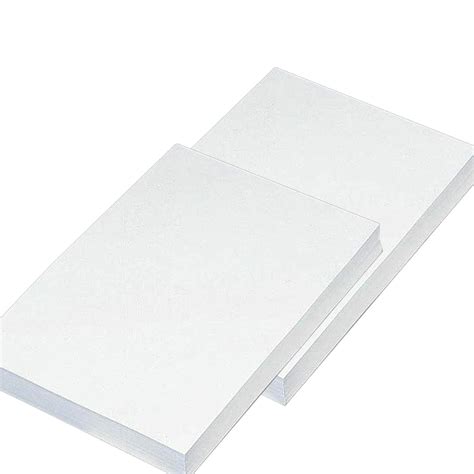 White Smooth Surface Rectangular Multipurpose Plain A4 Paper Sheets ...