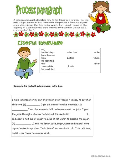 Image result for Liveworksheet Process Essay Examples