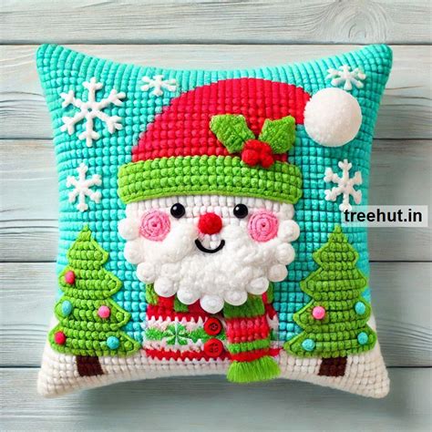 Crochet Christmas Cushion Cover Ideas for Selling or Gift Ideas