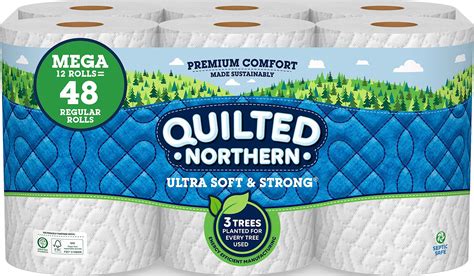 Amazon.com: Quilted Northern Ultra Soft & Strong Toilet Paper, 18 Mega ...