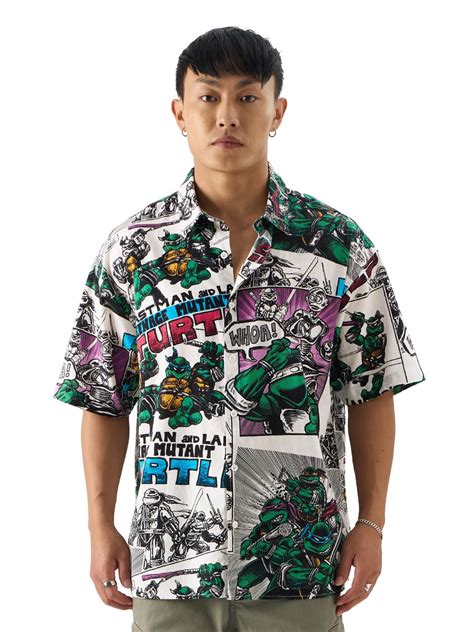 The Souled Store Official TMNT: Ninja Power Men and Boys Button Front ...