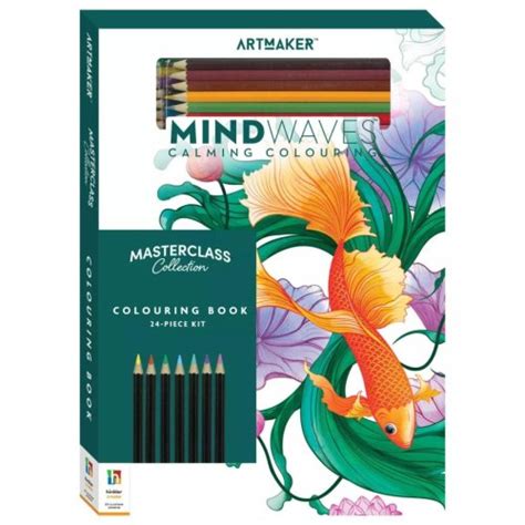 Hinkler Art Maker Mind Waves Calming Colouring - Where Every Smile Counts