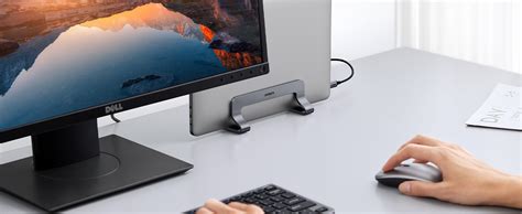UGREEN Vertical Laptop Stand Holder Adjustable Aluminum Dock