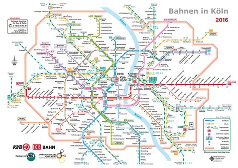 Cologne rail map - Ontheworldmap.com
