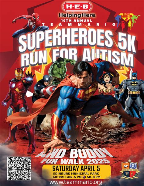 Superheroes 5K Run for Autism & Buddy Fun Walk at Edinburg Municipal ...