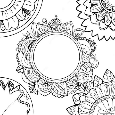 Circle Coloring Page (7890-6281)
