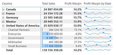 Creating a Matrix in Power Bi 的图像结果