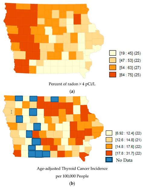 County-Level Radon and Incidence of Female Thyroid Cancer in Iowa, New ...
