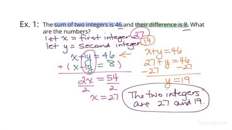 Image result for Simultaneous Equations Using Elimination