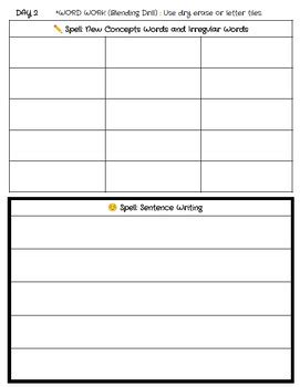 Phonics Lesson Student Response Sheets-Compatible with UFLI by Crazy N ...