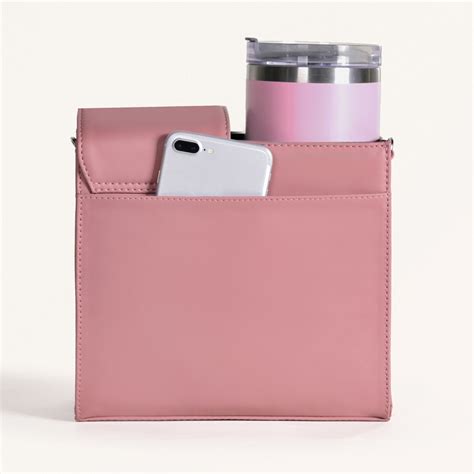 Pink Water Bottle Carrier Bag With Adjustable Strap Online - Premium ...