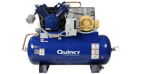 Quincy Compressor 4153D12HCA20M 15 HP 120 Gal 175 Max PSI QT MAX Two ...