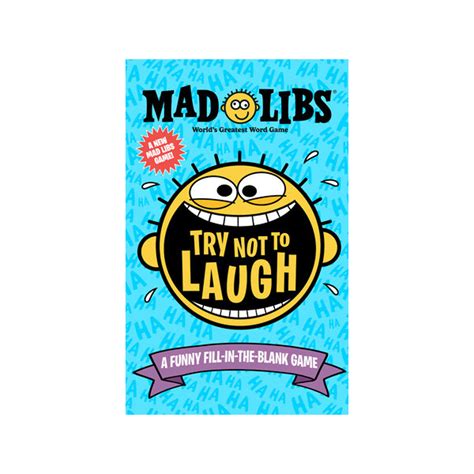 Mad Libs Try Not To Laugh Activity Book - Urban General Store